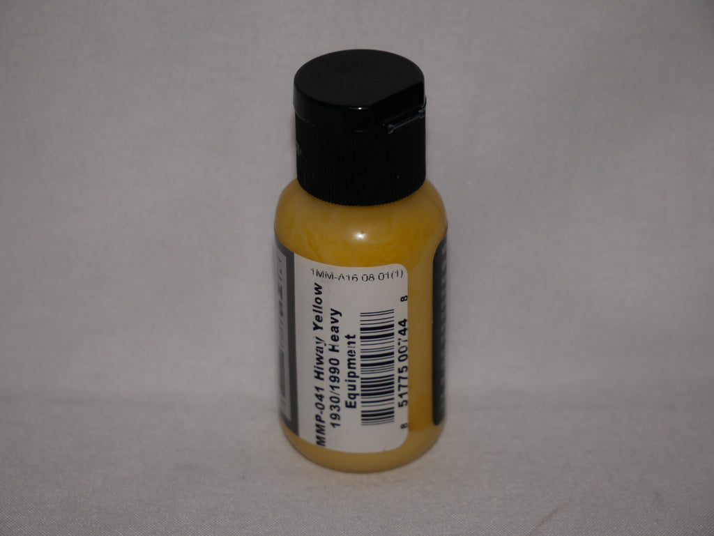 Mission Models Hobby Paint Hiway Yellow 1930/1990 Heavy Equipment 30ml MMP - 041