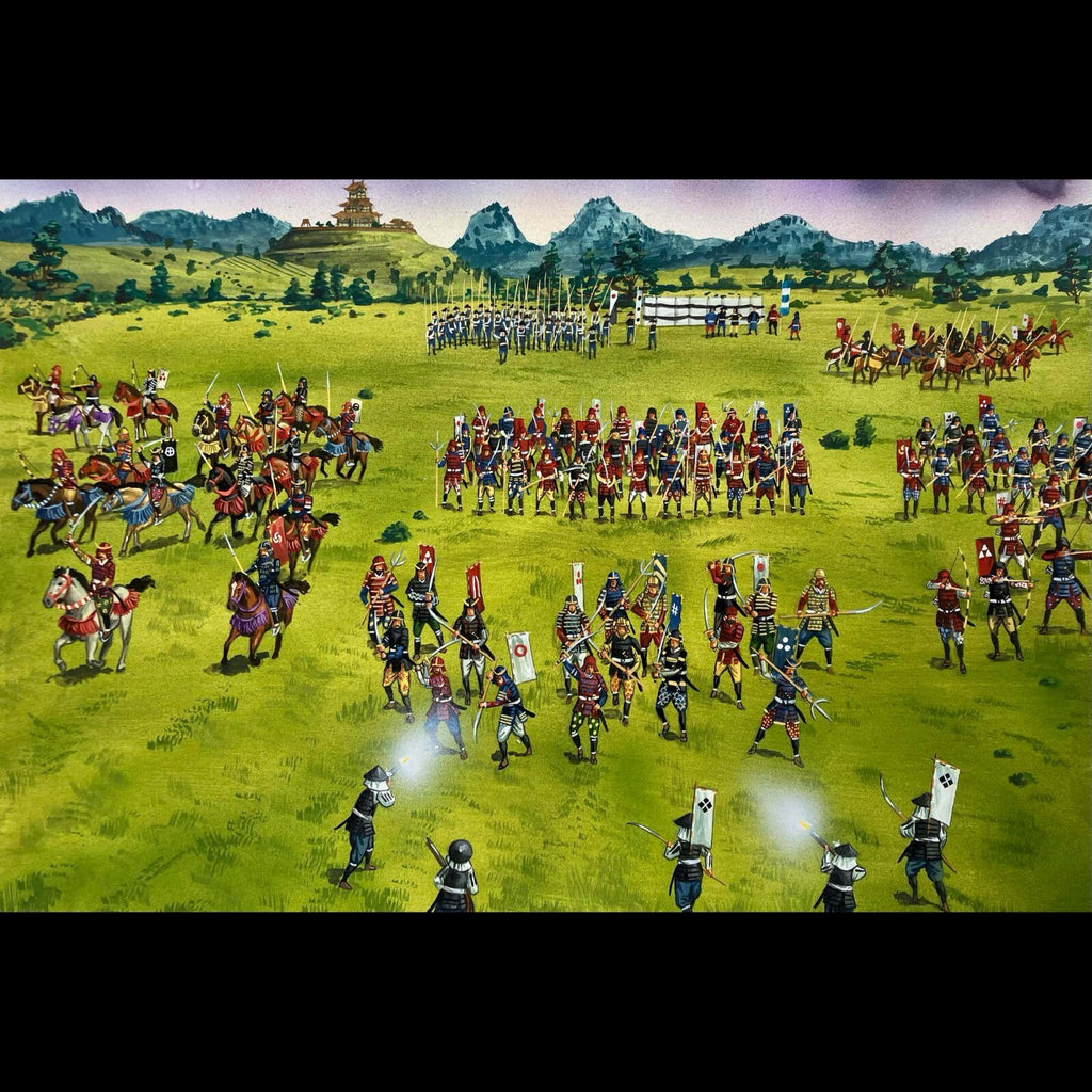 Wargames Atlantic Grand Battle Scale Hard Plastic 10mm Samurai Figures WAARN004S