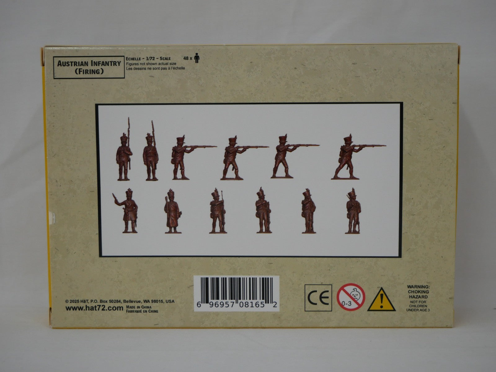 Hat Industrie 1:72 Scale Napoleonic Austrians Infantry (Firing) Figures - 8165