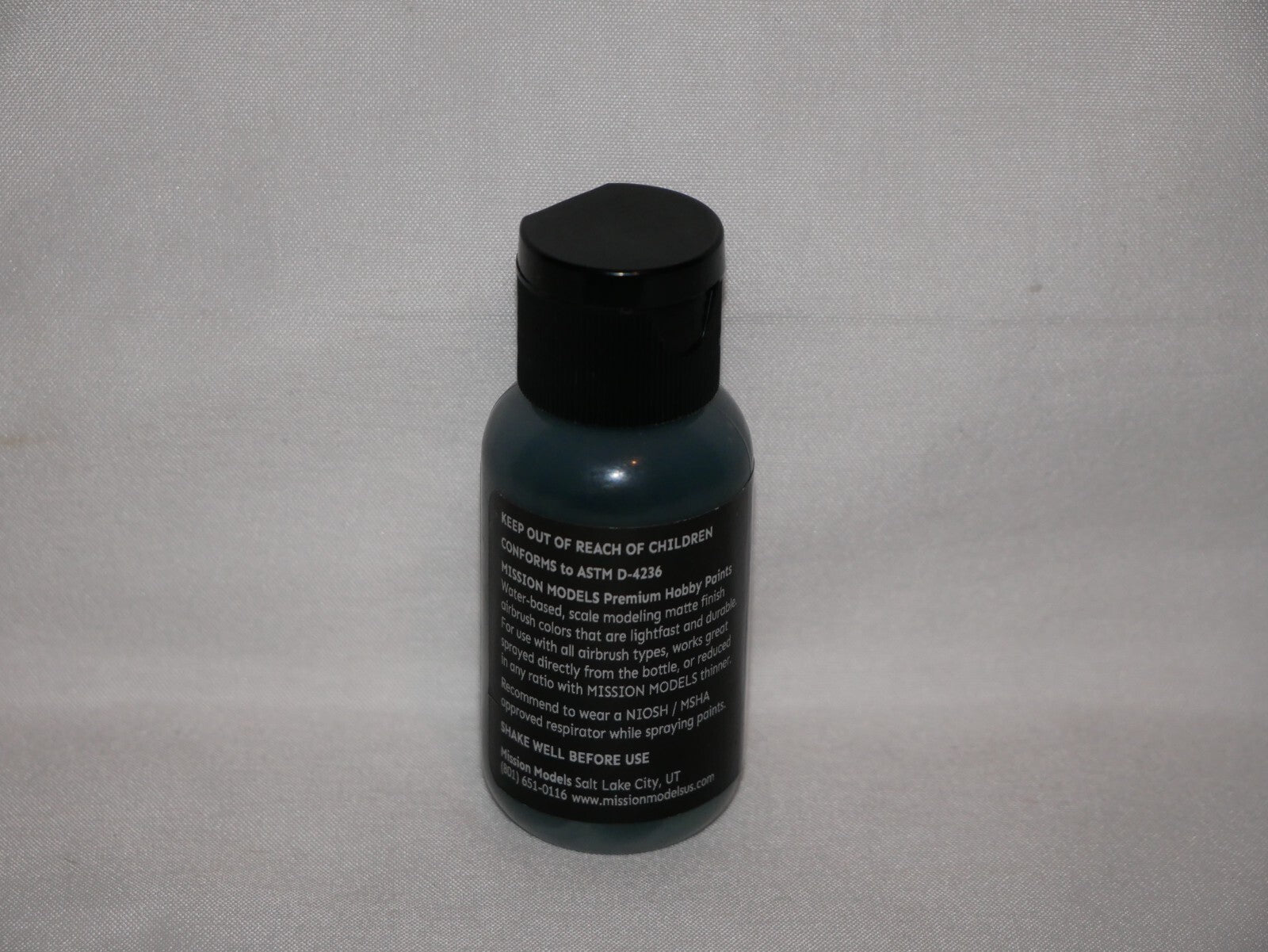 Mission Models Premium Hobby Paints Nato Black 30ml / 1 fl oz Bottle (MMP - 035)