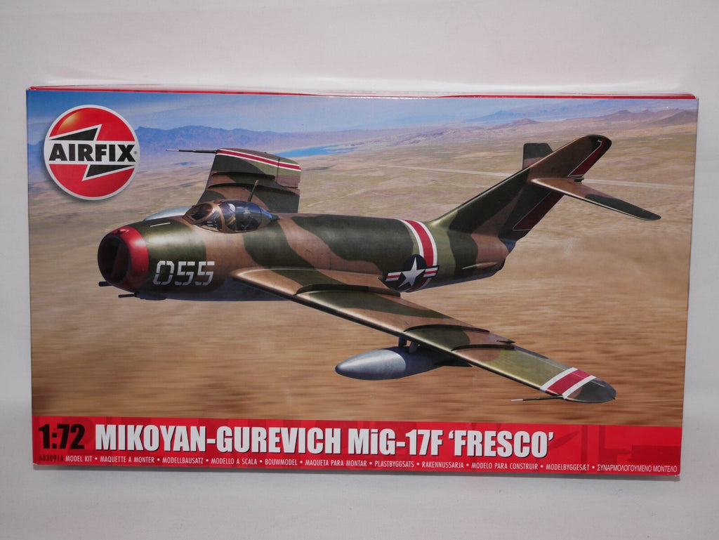 Airfix 1:72 Scale Mikoyan-Gurevich MiG-17F 'Frescio' Kit Skill Level 2 - A03091A