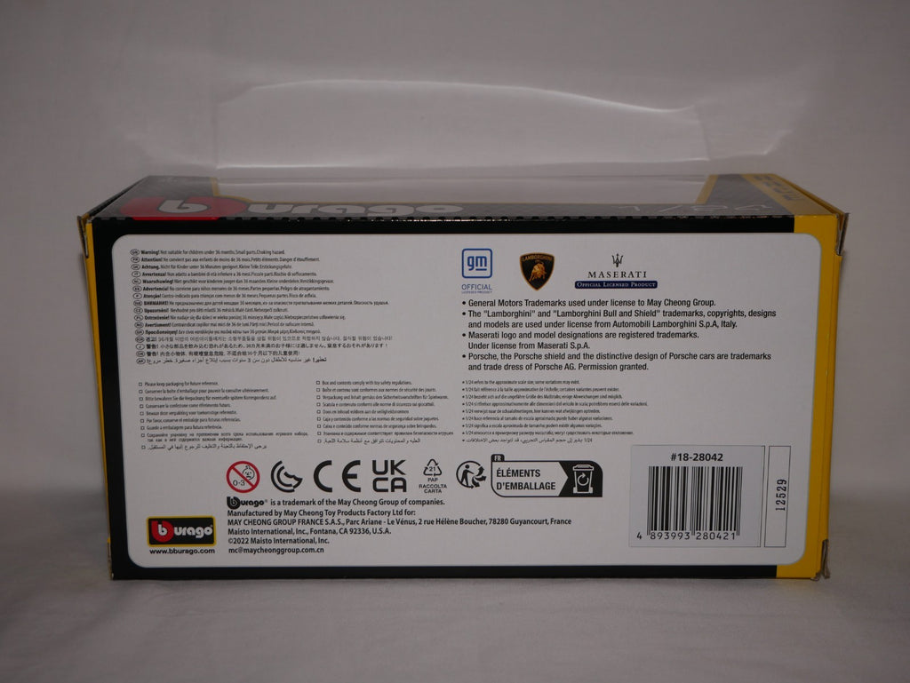 Burago 1:24 Scale Porsche 963 (No.6) Penske Motorsport WEC Hypercar - #18-28042