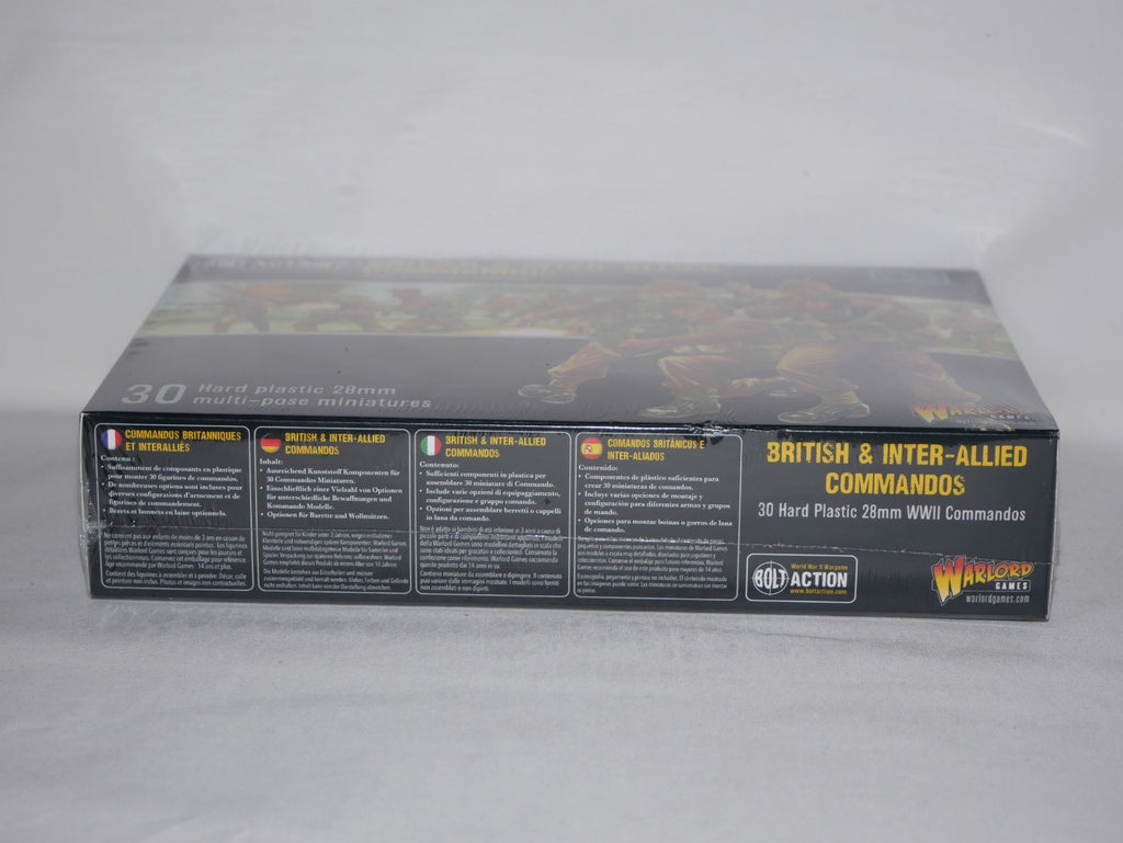 Warlord Games Bolt Action 1:56 Scale British & Inter-Allied Commandos 402011022