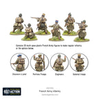Warlord Games Bolt Action 1:56 Scale WWII French Army Infantry Minis - 402015504