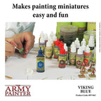 The Army Painter Acrylic Warpaints Range Viking Blue 18ml Dropper Bottle WP1462