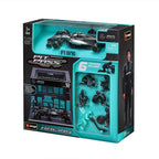 Burago 1:43 Scale Mercedes-AMG Petronas Forumla One Team Pit Pass Diorma Playset - #18-38458A