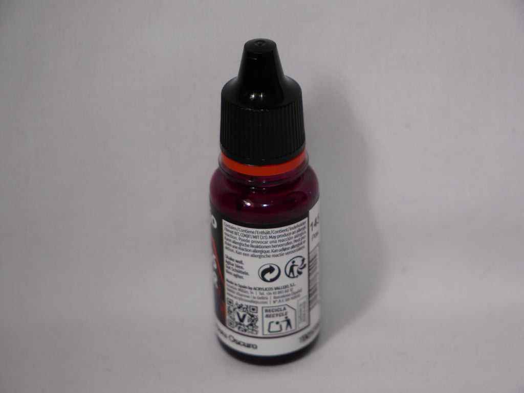 Vallejo Xpress Color Acrylics Deep Purple 18ml/0.6 fl oz Dropper Bottle - 72.409
