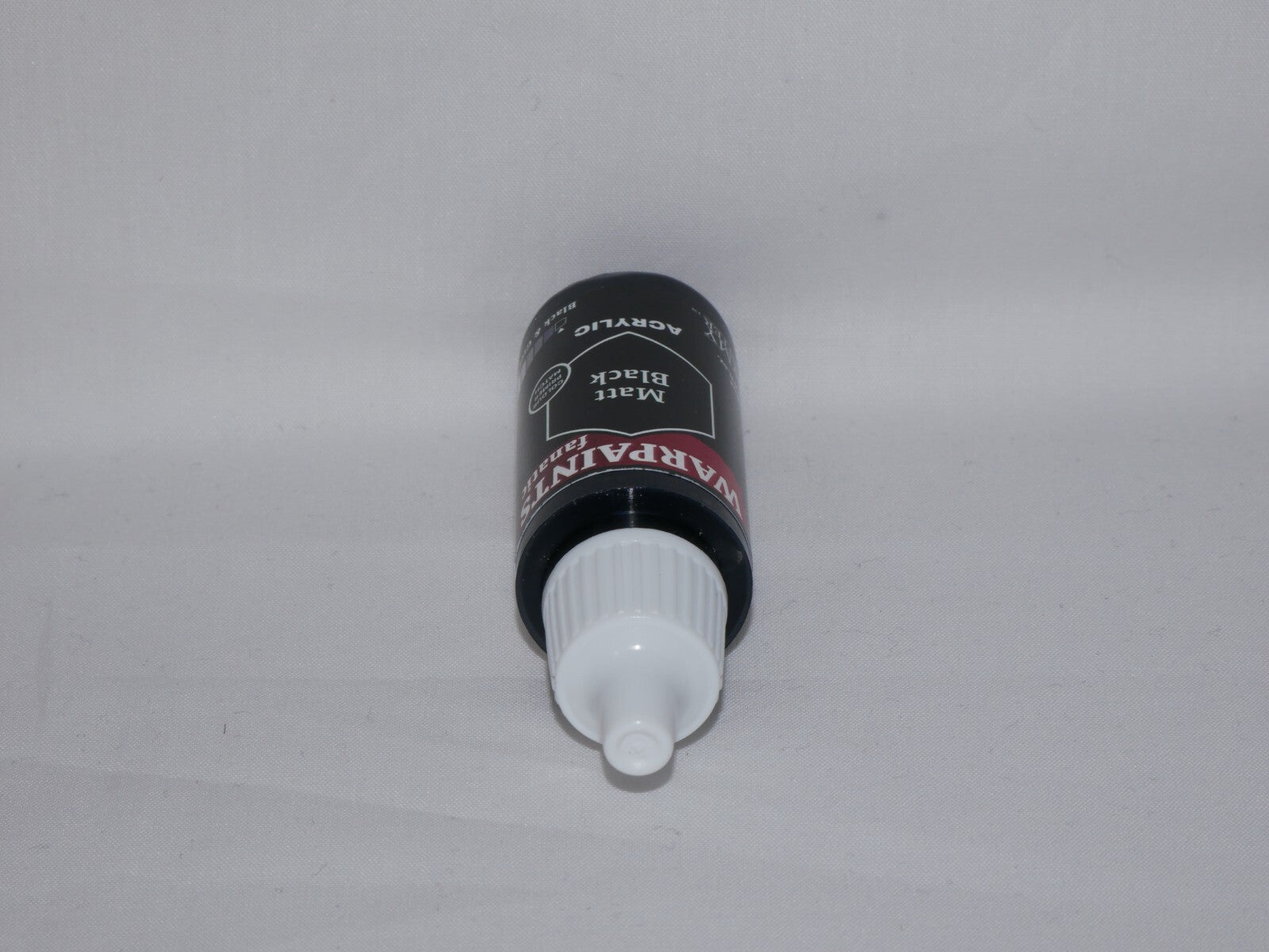 The Army Painter Warpaints Fanatic Acrylic Matt Black 18ml Dropper Bottle WP3001