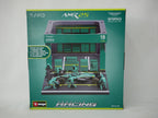 Burago 1:43 Aston Martin Cognizant Aramco Formula 1 Team Pit Pass Diorma Playset - #18-38460S