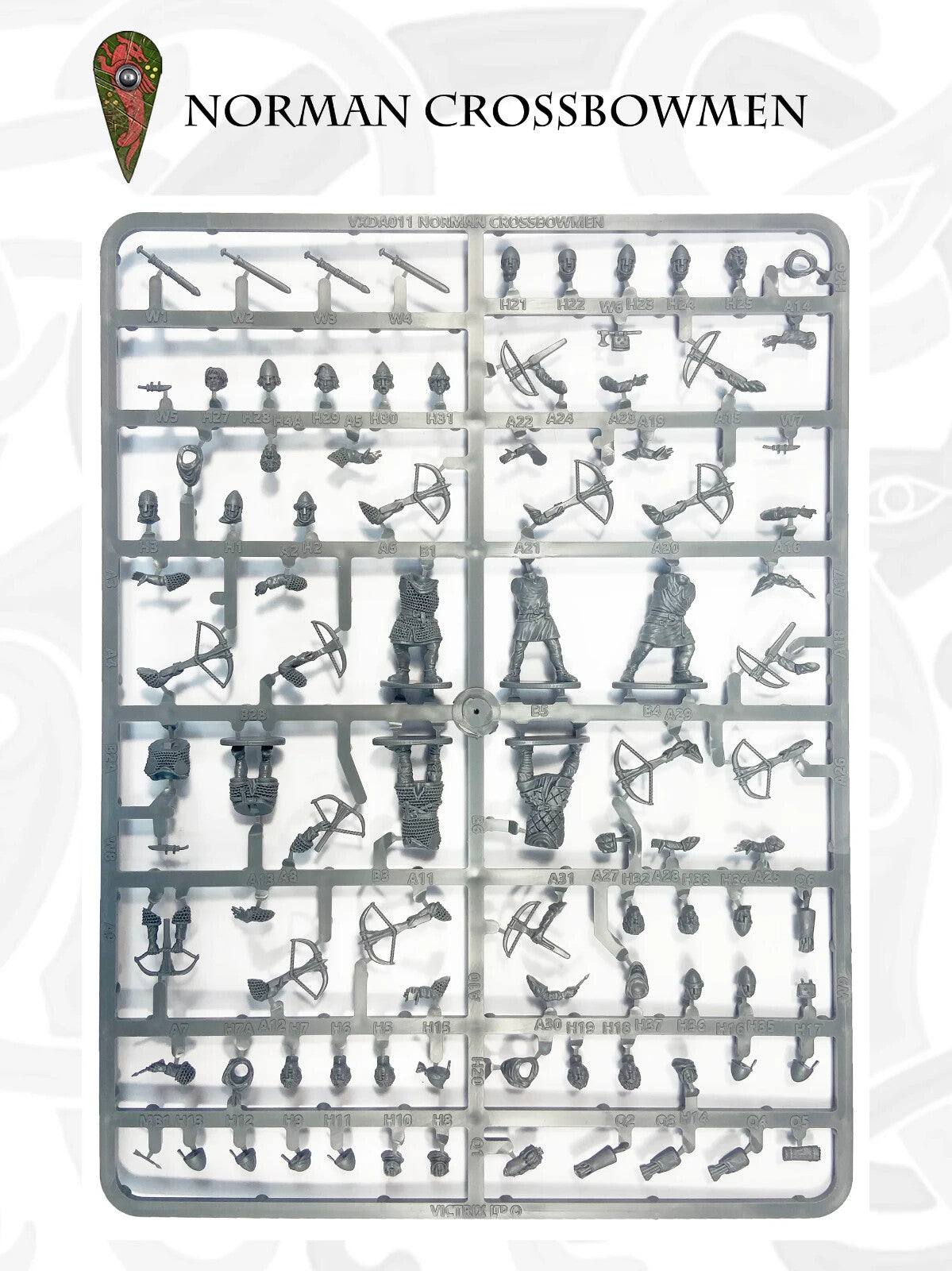 Victrix Warriors Of The Dark Ages 28mm Hard Plastic Norman Crossbowmen - VXDA011
