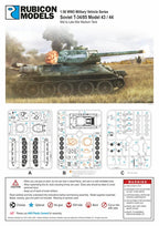 Rubicon Models 1:56 WWII Soviet T-34/85 Medium Tank (Mid & Late War) - 280021