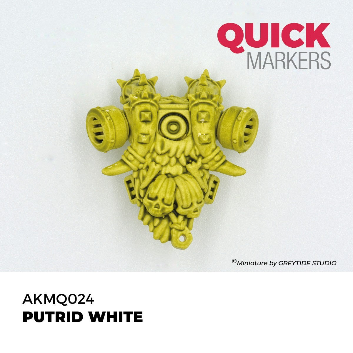 AK Interactive Acrylic Quick Gen Markers For Tabletop Wargaming Putrid White - AKMQ024