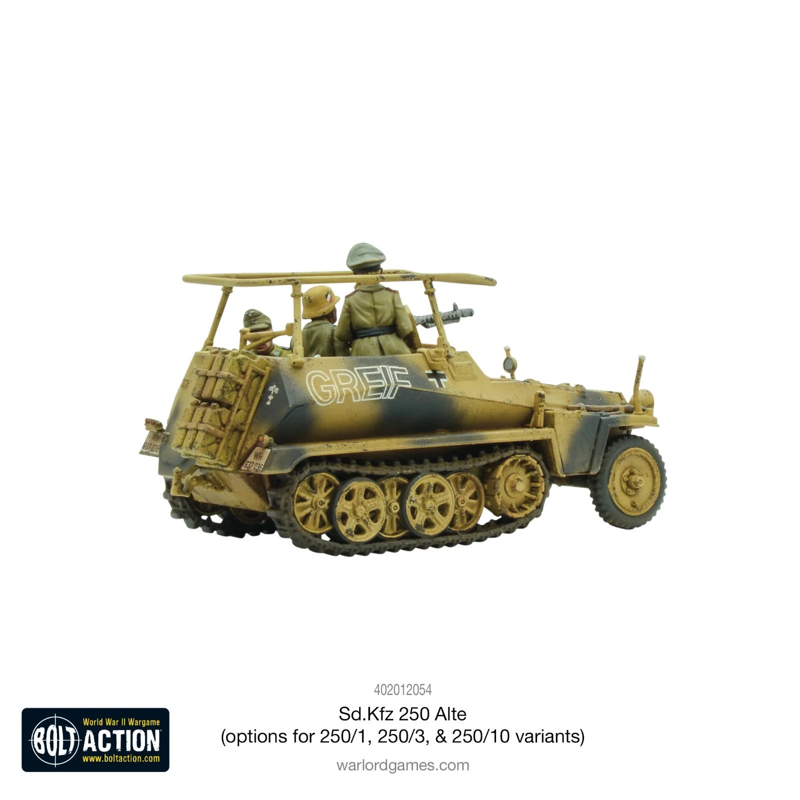 Warlord Games Bolt Action 1:56 Scale WWII SD.KFZ 250 (ALTE) Half-Track 402012054