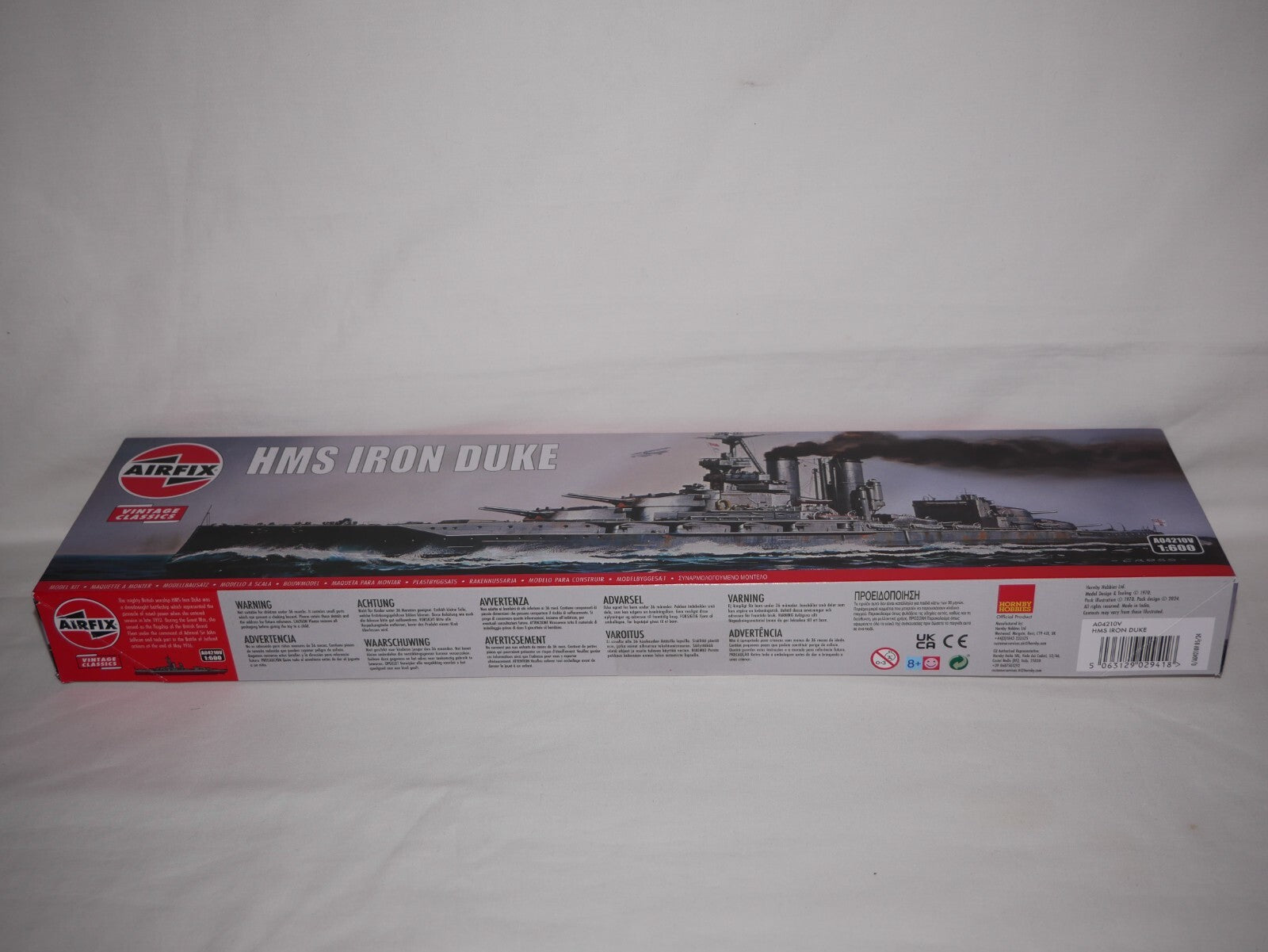 Airfix Vintage Classics Range 1:600 Scale HMS Iron Duke Skill Level 2 - A04210V