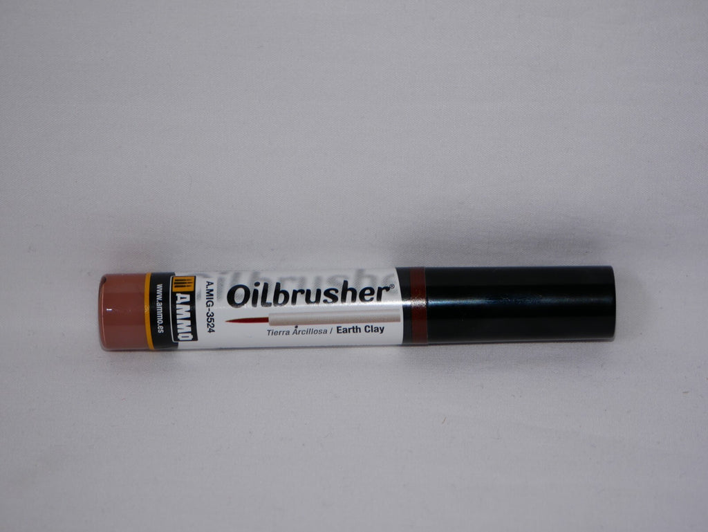 Ammo By Mig Jimenez Earth Clay Oilbrusher With Fine Brush Applicator A.MIG-3524