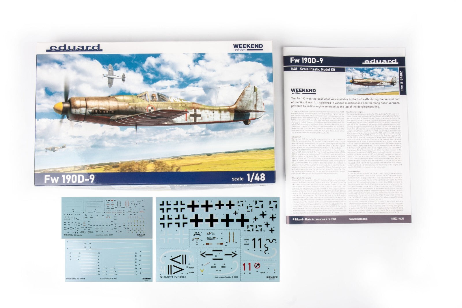 Eduard 1:48 Scale Plastic Model Kits Focke-Wulf Fw 190D-9 Weekend Edition - 84102