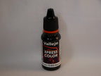 Vallejo Xpress Color Acrylics Black Lotus 18ml/0.6 fl oz Dropper Bottle - 72.423