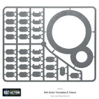 Warlord Games Bolt Action 1:56 Plastic Templates Game Accessories - (409000001)