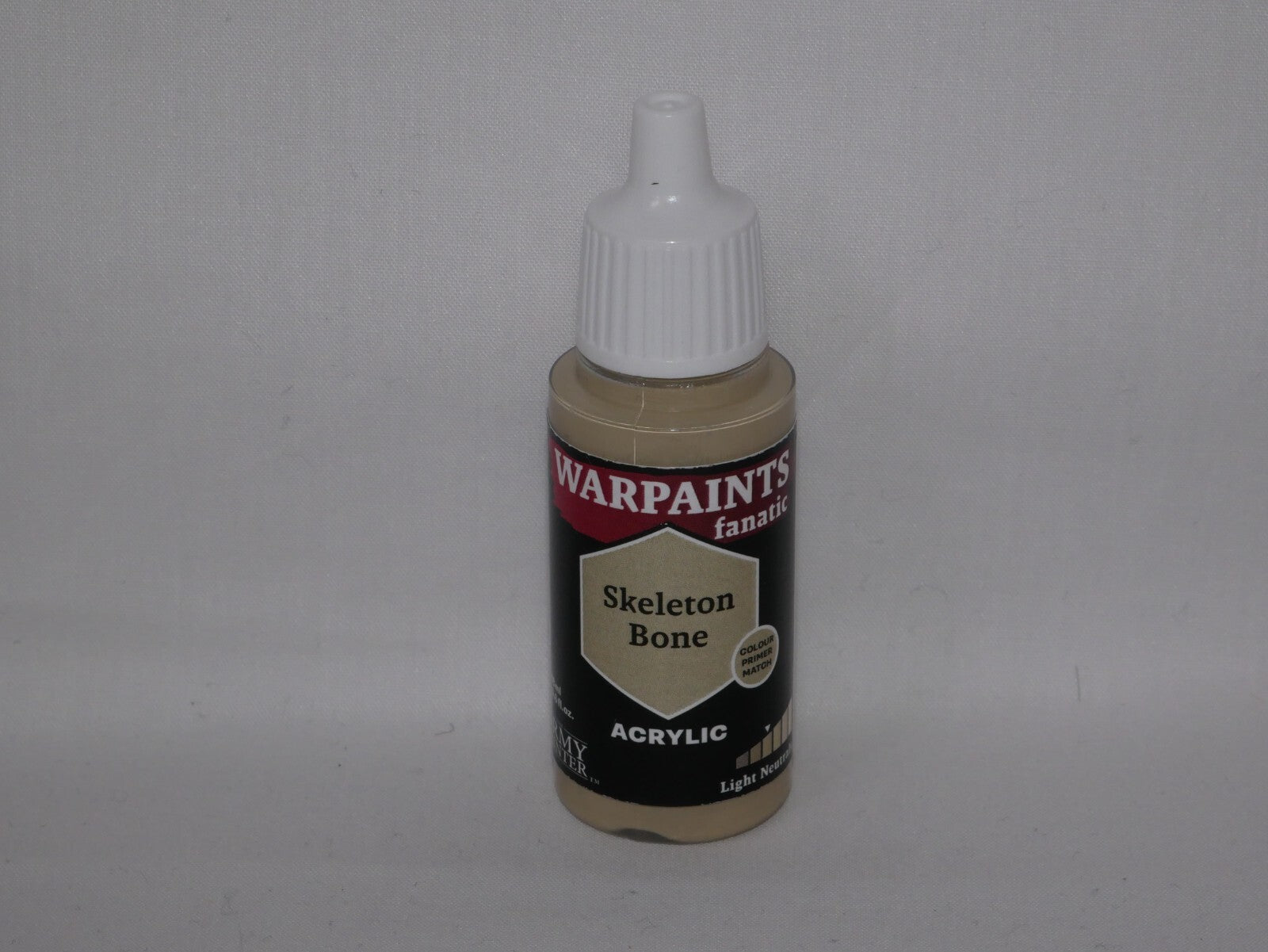 The Army Painter Warpaints Fanatic Acrylics Skeleton Bone (18ml) Bottle - WP3087
