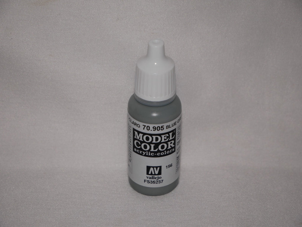Vallejo Model Color Grey Pale Acrylic 17ml/0.57 fl oz Dropper Bottle - 70.905