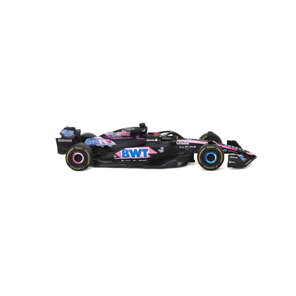 Burago 1:43 Scale BWT Alpine F1 Team A524 2024 No.31 Esteban Ocon - #18-38220O