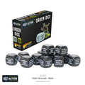 Warlord Games Bolt Action 1:56 Scale 12x Black Coloured Order Dice - (402616009)