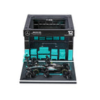 Burago 1:43 Scale Mercedes-AMG Petronas Forumla One Team Pit Pass Diorma Playset - #18-38458A