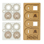 Warlord Games & Skytrex Bolt Action MDF Unit Pin Markers For Germany - 408800007