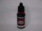 Vallejo Game Color Acrylic Range Black 18ml/0.6 fl oz Dropper Bottle - 72.051