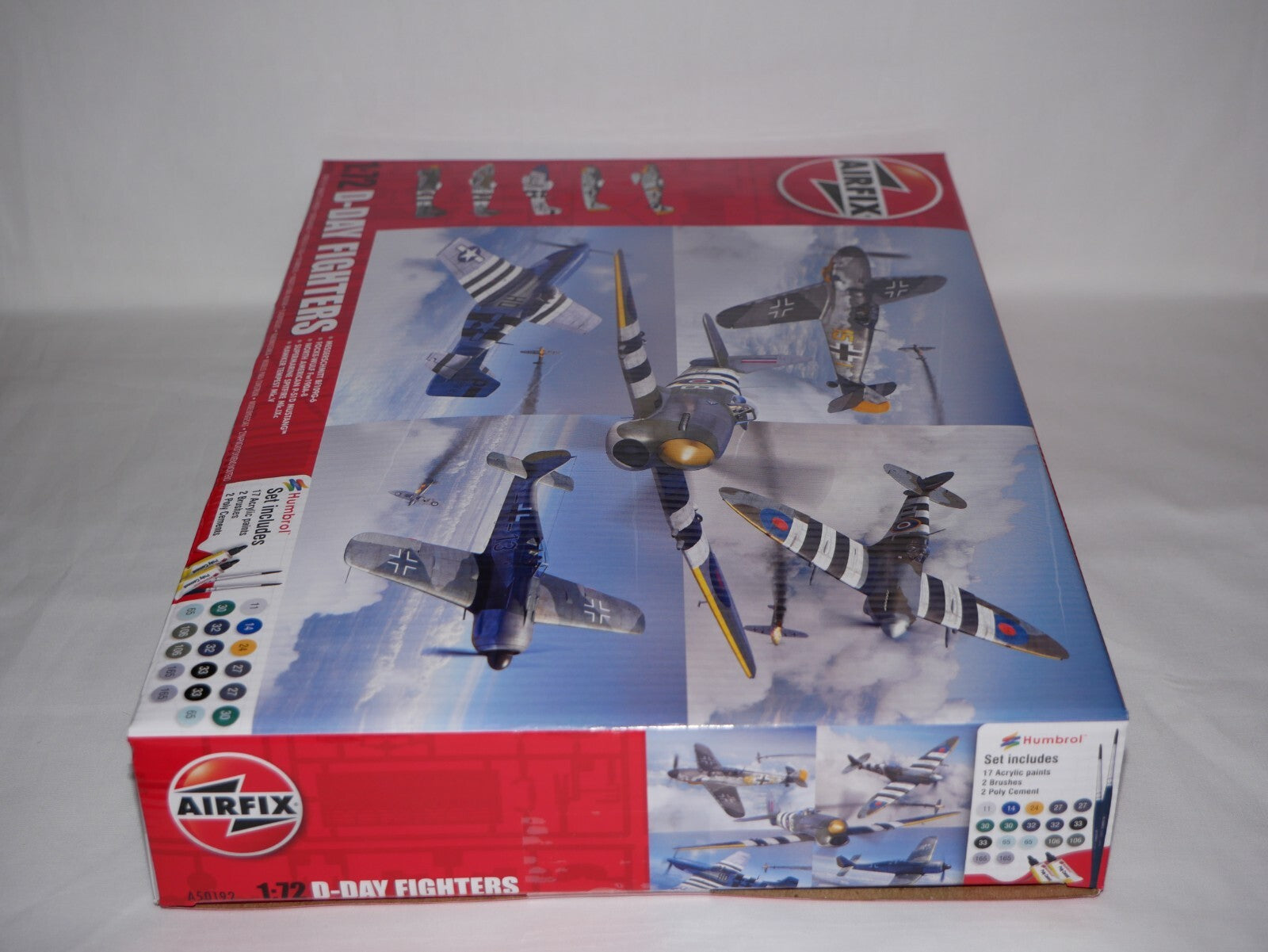 Airfix 1:72 Scale Plastic Model WW2 D-Day Fighters Gift Set Skill Level 1 A50192