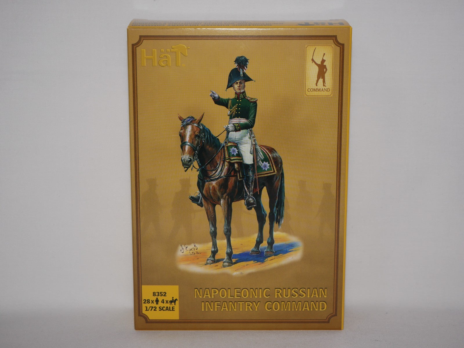 Hat Industrie 1:72 Scale Napoleonic Russian Infantry (Command) Miniatures - 8352
