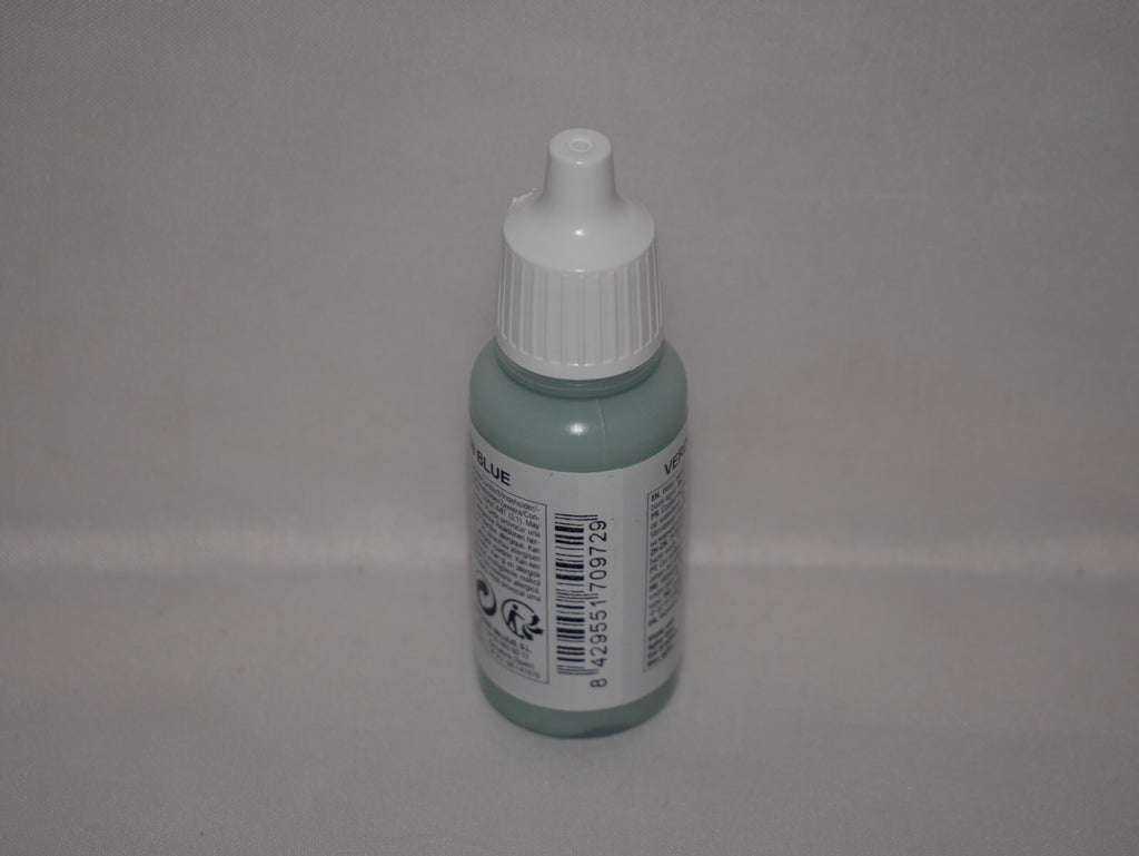 Vallejo Model Color Light Green Blue Acrylic 17ml/0.57 fl oz Dropper 70.972
