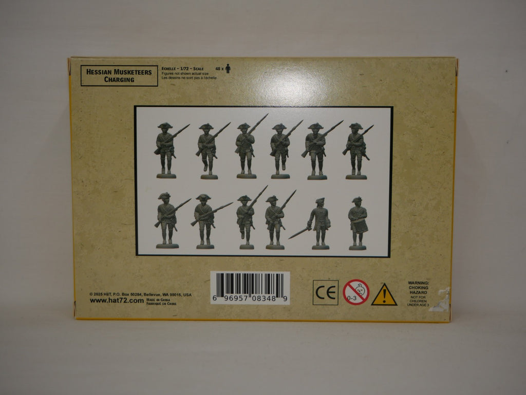 Hat Industrie 1:72 American War Of Independence Hessian Musketeers Charging - 8348