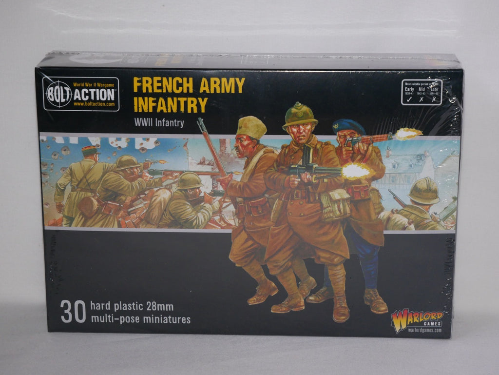 Warlord Games Bolt Action 1:56 Scale WWII French Army Infantry Minis - 402015504