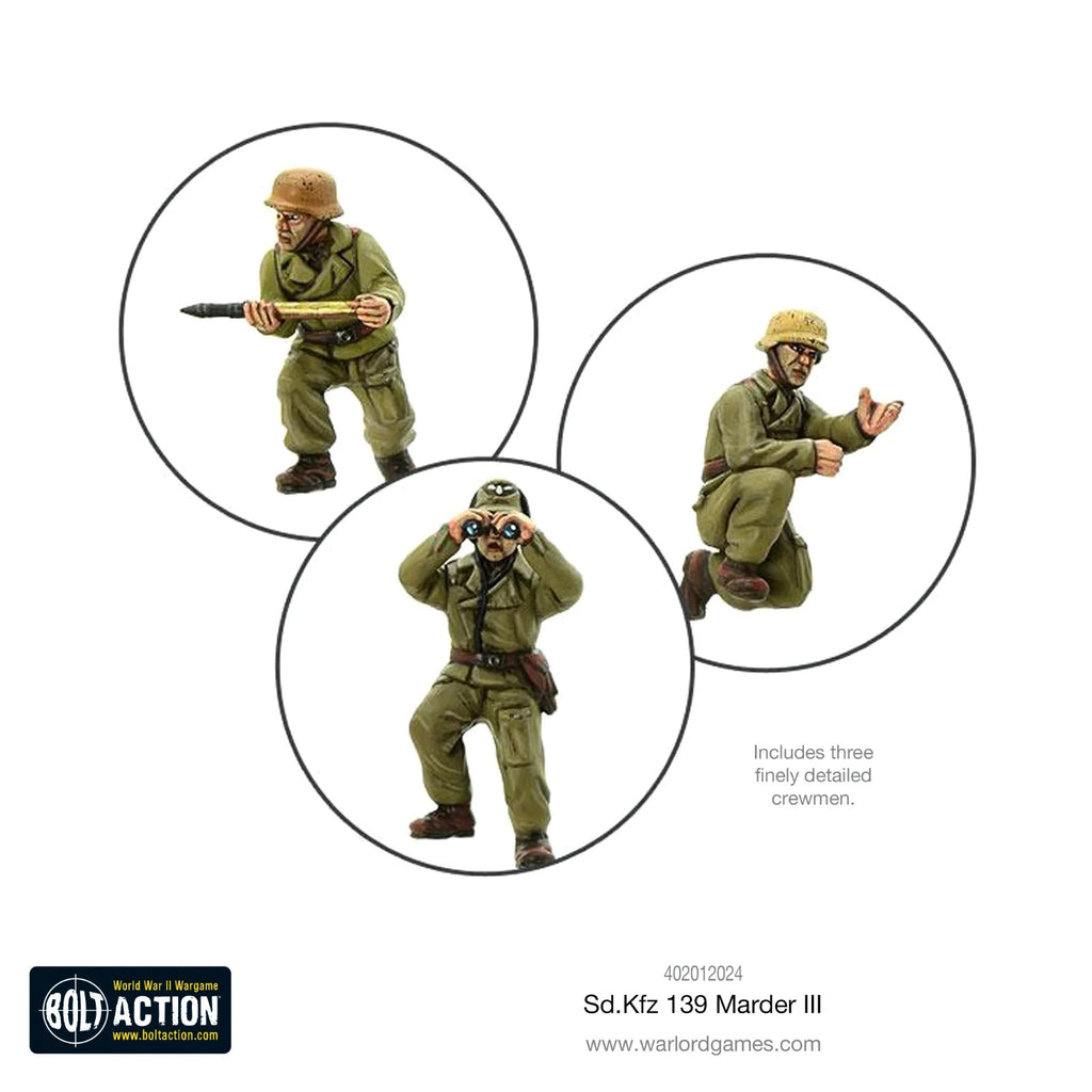 Warlord Games Bolt Action 1:56 Scale WWII German SD.FFZ 139 Marder III - 402012024