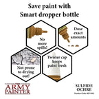 The Army Painter Acrylic Warpaints Sulfide Ochre (18ml) Dropper Bottle - WP1456