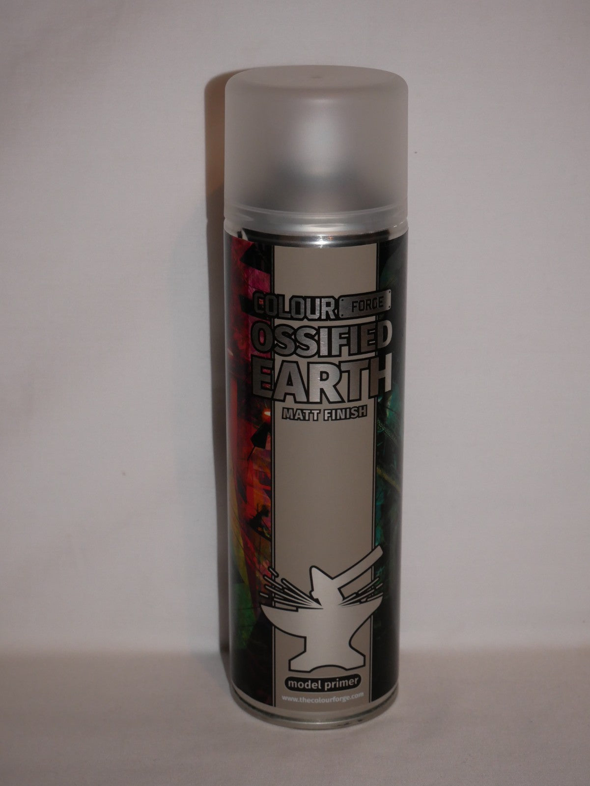 The Colour Forge Ossified Earth Matt Finish Model Primer 500ml Aerosol Spray Can