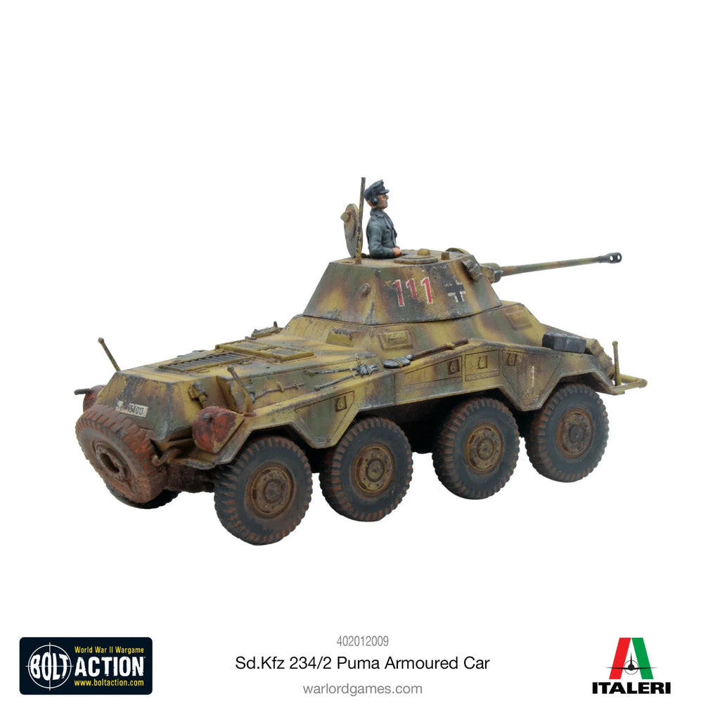Warlord Games Bolt Action 1:56 Scale SD.KFZ 234/2 Puma Armoured Car - 402012009