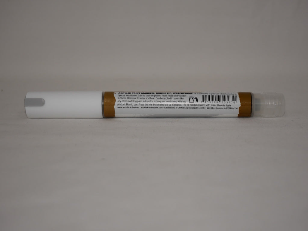 AK Interactive Acrylic Quick Gen Markers For Tabletop Wargaming Bone Brown - AKMQ027