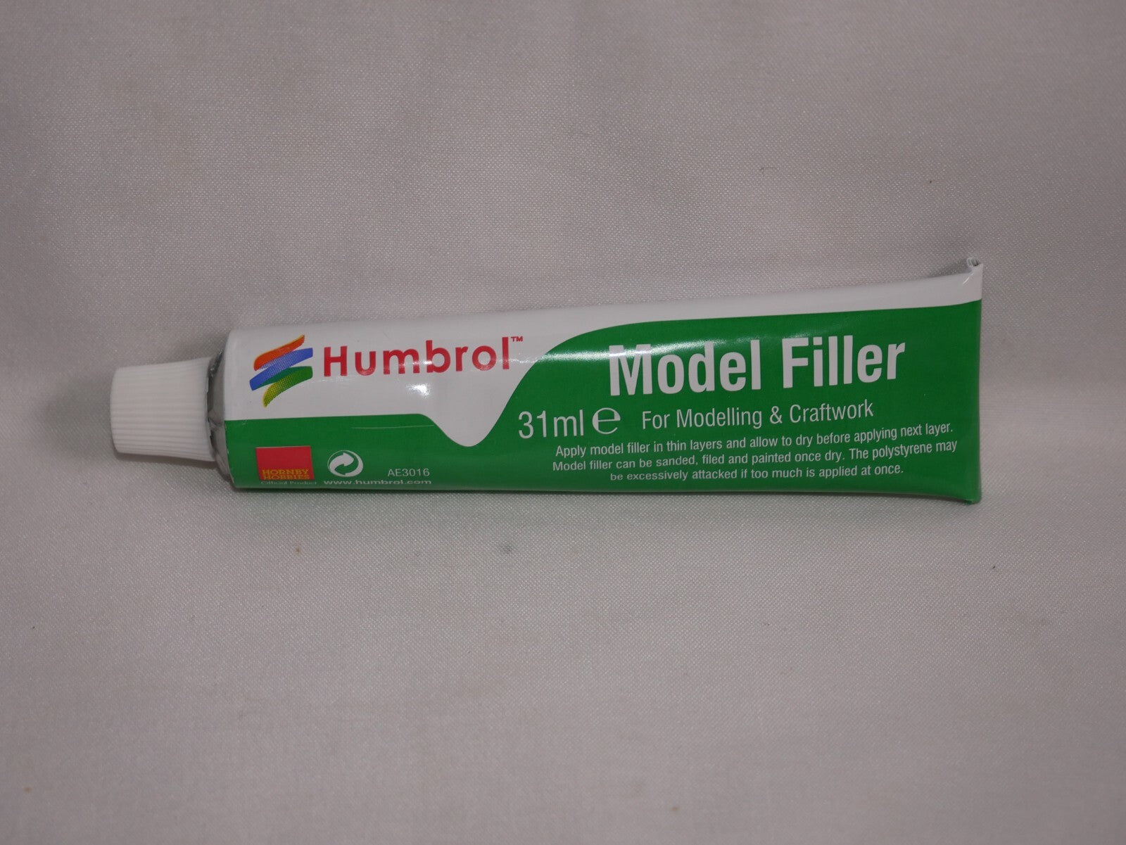 Humbrol Model Filler For Craftwork & Modeling 31ml Metal Tube AE3016