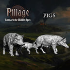Victrix Ltd Pillage Ransack The Middle Ages 28mm Medieval Farm Animals - VXE014