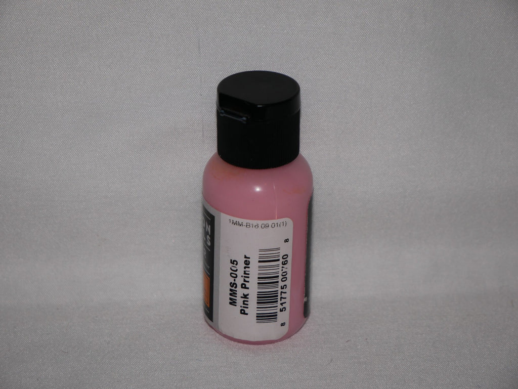Mission Models Premium Hobby Paints Pink Primer 30ml / 1 fl oz Bottle MMS - 005
