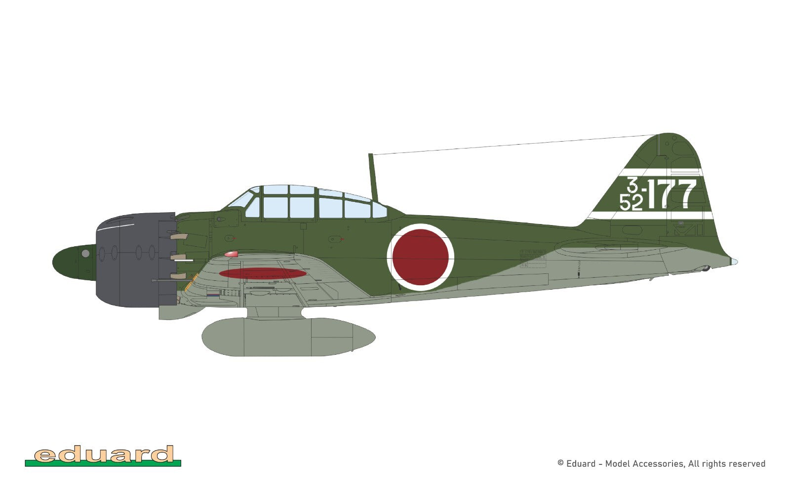 Eduard 1:48 Scale Kamikaze Tokkotai Limited Edition Dual Model Combo Set - 11184