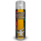 The Colour Forge Sunset Yellow Matt Finish Model Primer 500ml Aerosol Spray Can