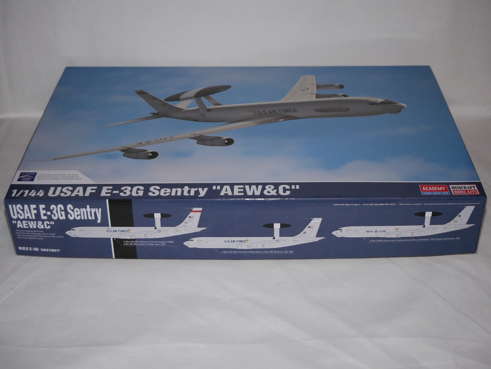 Academy Model Kits 1:144 USAF Boeing E-3G Sentry "AEW&C" Skill Level 4 - 12629