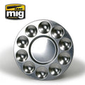 Ammo By Mig Jimenez Aluminium Pallet 10 Wells For Model Paint Mixes - A.MIG-8009