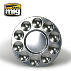 Ammo By Mig Jimenez Aluminium Pallet 10 Wells For Model Paint Mixes - A.MIG-8009