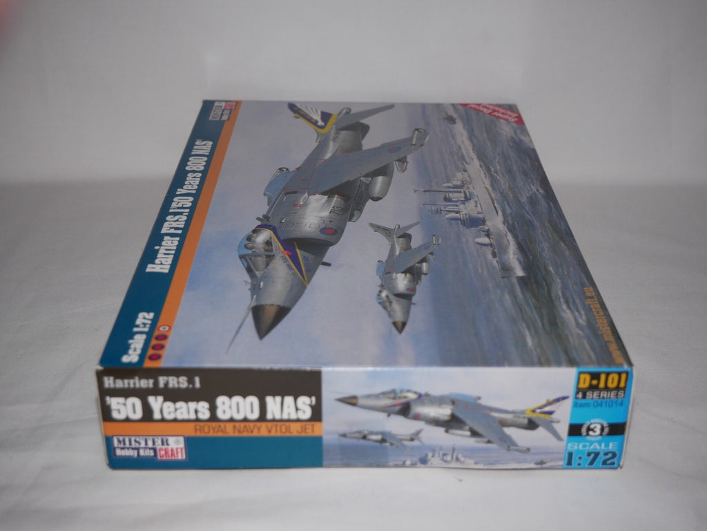 MisterCraft Hobby Kits 1:72 Scale (D-101) Harrier FRS.1 50 Years 800 NAS 041014