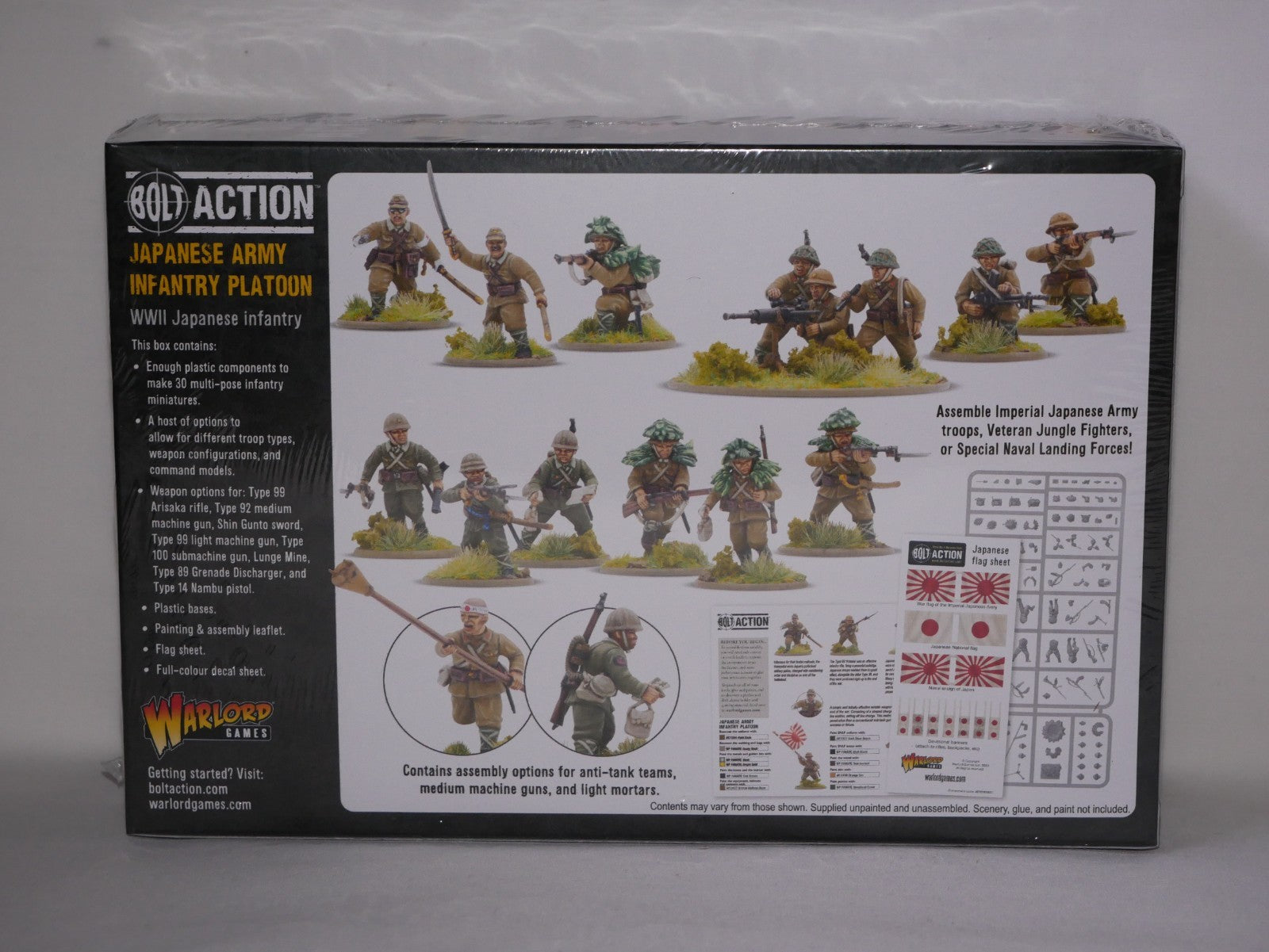 Warlord Games Bolt Action 1:56 Scale Japanese Army Infantry Platoon - 402016003
