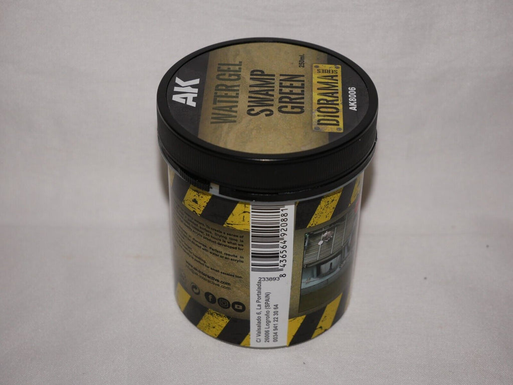 AK Interactive Diorama Series Green Swamp Water Gel Acrylic 250ml Tub - AK8006